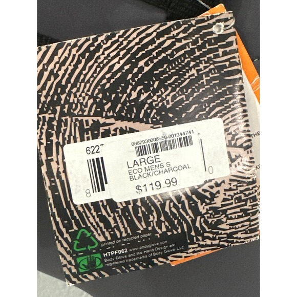 Body Glove ECO Wakeboard Life Vest‎ Impact Guard Watersports Gray Brown Size? - Picture 9 of 10